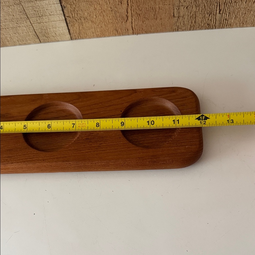 Teak Wooden Trays Set of 2 - Picture 8 of 11